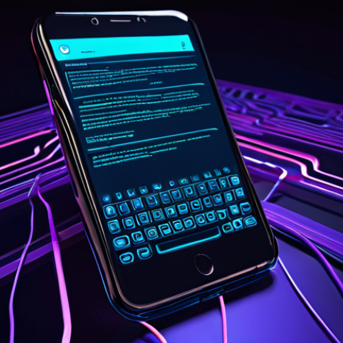 Home 11 **Prompt for Image 1 (Threat-focused):**
A sleek, modern smartphone screen displaying a distorted, fragmented digital interface with ominous, flickering pop-ups and glitched text, symbolizing data breaches and phishing attacks. In the background, abstract, shadowy tendrils of AI-generated code or malware subtly emerge, giving the impression of an intelligent, adaptable threat. The overall mood is unsettling and vulnerable, with a color palette of dark blues, purples, and neon accents. High detail, digital art, cybersecurity concept, volumetric lighting.