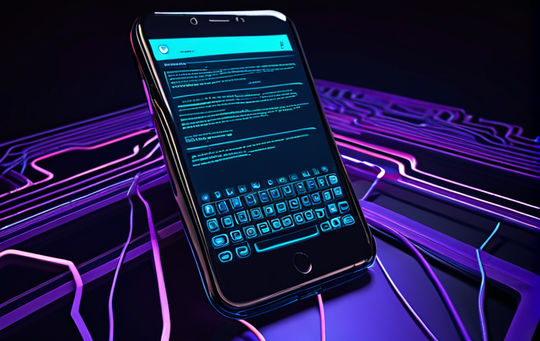 **Prompt for Image 1 (Threat-focused):**
    A sleek, modern smartphone screen displaying a distorted, fragmented digital interface with ominous, flickering pop-ups and glitched text, symbolizing data breaches and phishing attacks. In the background, abstract, shadowy tendrils of AI-generated code or malware subtly emerge, giving the impression of an intelligent, adaptable threat. The overall mood is unsettling and vulnerable, with a color palette of dark blues, purples, and neon accents. High detail, digital art, cybersecurity concept, volumetric lighting.
